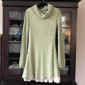 Pea Green dress - Altr’d State. Size small